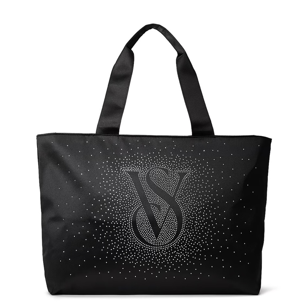 Victoria's Secret 'Shine' Black Tote Bag